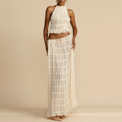 Penelope Backless Matching Boho 2 Piece Set